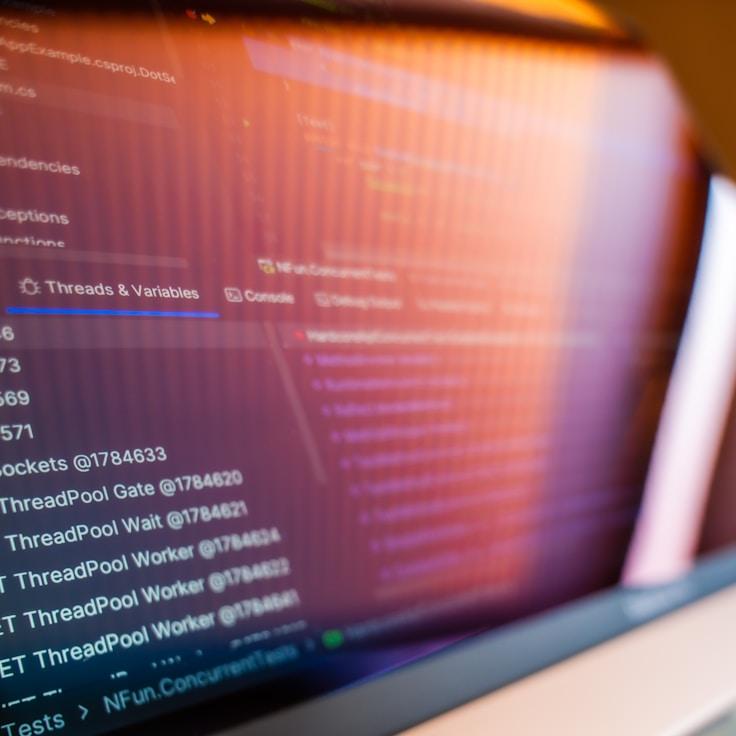 iOS app development workspace